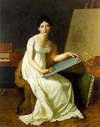 Henriette Lorimier Self-portrait oil painting